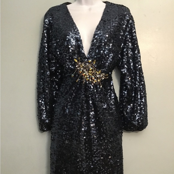 Sequin Embellished Dress - Picture 12 of 14